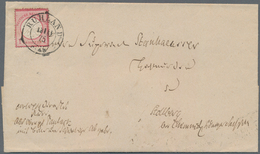 Deutsches Reich - Brustschild: 1872, Kl. Schild 1 Gr. Auf Brief Von "RUHLAND 12 11 75" SPÄTESTE BEKA - Unused Stamps