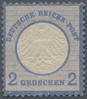 Deutsches Reich - Brustschild: 1872, 2 Groschen Kleiner Schild Tadellos Ungebraucht Mit Feinem Erstf - Unused Stamps