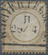 Deutsches Reich - Brustschild: 1872 Kleiner Schild 5 Groschen Ockerbraun Mit Bayerischem HK "K.BAYER - Unused Stamps