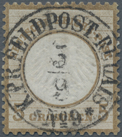 Deutsches Reich - Brustschild: 1872 Kleiner Schild 5 Gr Ocker Mit Ideal-K2 "K.PR.FELDPOST-RELAIS No. - Unused Stamps