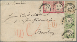 Deutsches Reich - Brustschild: 1872, 18 Kr. Ockerbraun Und Waagerechtes Paar 3 Kr. Kleiner Schild In - Ungebraucht