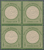 Deutsches Reich - Brustschild: 1872, Großer Schild 1/3 Gr. Farbfrischer, Gut Gezähnter, Geprägter Un - Ungebraucht