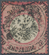 Deutsches Reich - Brustschild: 1872 POSTAMTS-DIENSTSIEGEL "KAISERL. DEUTSCHE OBER-POST DIRECTION CAR - Ongebruikt