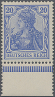 Deutsches Reich - Germania: 1902, Germania 20 Pf Lilaultramarin, Ohne Wasserzeichen, Postfrisches Ex - Ungebraucht