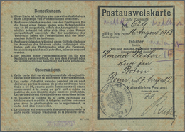 Deutsches Reich - Germania: 1912, 50 Pf Germania Entwertet Mit DBS "DRESDEN" Als Gebühr Auf "POSTAUS - Neufs