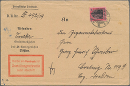 Deutsches Reich - Germania: 1918, 80 Pf Germania Kriegsdruck, Karminrot (metallisch Glänzend)/schwar - Ungebraucht