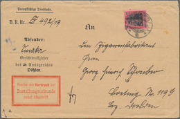 Deutsches Reich - Germania: 1918, 80 Pf Germania Kriegsdruck, Karminrot (metallisch Glänzend)/schwar - Neufs