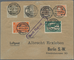 Deutsches Reich - Inflation: 1920, Luftpostbrief Anlässlich Der Wiedereröffnung Der Fluglinie Leipzi - Storia Postale