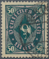 Deutsches Reich - Inflation: 1923, 50 M. Mit Kreuzblüten-Wz., Sog. "Vierpaß-Wz.", Einwandfrei Gebrau - Brieven En Documenten