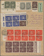 Deutsches Reich - Inflation: 1923, 10 X 5 M, 10 X 25 M, 2 X 100 M U. 5 X 200 M Flugpost Sowie 2 X 10 - Brieven En Documenten