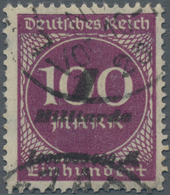 Deutsches Reich - Inflation: 1923, 1 Milliarde Auf 100 Mark Violettpurpur, Farbfrisches Und Bestens - Covers & Documents