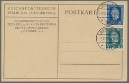 Deutsches Reich - Weimar: 1924, "50 Jahre UPU - Stephan", Sauber Mit Ersttagsstempel BERLIN W * 66 G - Other & Unclassified