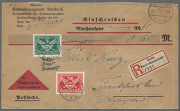 Deutsches Reich - Weimar: 1924, "Verkehrsausstellung" - Die Kollektion! Zu Beginn Zwei Farbfrische W - Other & Unclassified