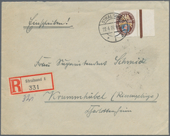 Deutsches Reich - Weimar: 1927, 50 Pfg. Nothilfe 1926 Vom Rechten Bogenrand Als Portogerechte Einzel - Sonstige & Ohne Zuordnung