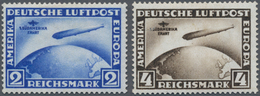Deutsches Reich - Weimar: 1930, Südamerikafahrt, 2 Und 4 RM Sauber Ungebraucht Mit Erstfalz, Mi€ 650 - Sonstige & Ohne Zuordnung