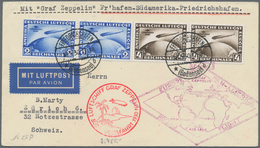 Deutsches Reich - Weimar: 1930, SÜDAMERIKA-Fahrt, 2 Und 4 RM Je Im Waagr. Paar (dabei Die Rechte 4 R - Other & Unclassified