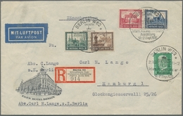 Deutsches Reich - Weimar: 1930, "IPOSTA", Beide Waag. Zusammendrucke (Mi. BL W 1-2) Mit Zusatzfranka - Other & Unclassified