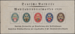 Deutsches Reich - 3. Reich: 1933, Wagner, Komplette Serie Aufgeklebt Auf Entsprechendem Ankündigungs - Lettres & Documents