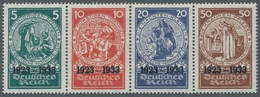 Deutsches Reich - 3. Reich: 1933, "Herzstück Aus Nothilfe"-Block, Postfrische Einheit In Tadelloser - Brieven En Documenten