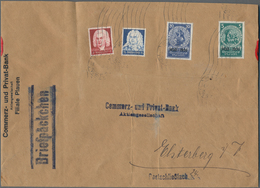 Deutsches Reich - 3. Reich: 1933, 3 Pfg. Und 20 Pfg. Marken Aus Nothilfe-Block Mit Beifrankatur Auf - Lettres & Documents