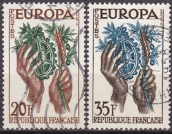Cept, 1957, Frankreich,  Mi.Nr. 1157/58, Oo,  Europa - 1957