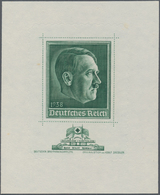 Deutsches Reich - 3. Reich: 1938, Enorm Seltener Probedruck Zur Wohltätigkeitsausgabe "10. Reichspar - Brieven En Documenten