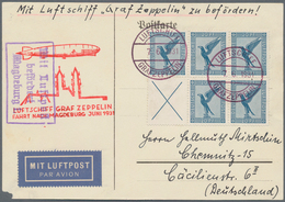 Deutsches Reich - Zusammendrucke: 1931, 5 X 20 Pf Dkl'graublau "Adler" Im 6er-Block Aus Heftchenblat - Zusammendrucke