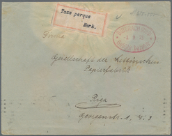 Deutsches Reich - Lokalausgaben 1918/23: BIBERACH: 1923, Gebührenzettel Mit Nebengesetzter Hs. Werta - Covers & Documents