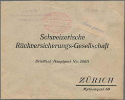 Deutsches Reich - Lokalausgaben 1918/23: FRANKFURT 1: 1923, Gebührenzettel "Taxe Percue" Mit Nebenge - Covers & Documents