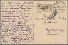 Deutsches Reich - Lokalausgaben 1918/23: KASSEL (OPD): 1923, Gebührenzettel In Type I Auf Karte Von - Lettres & Documents