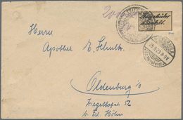 Deutsches Reich - Lokalausgaben 1918/23: KASSEL (OPD): 1923, Gebührenzettel In Type II Mit Nebengese - Covers & Documents