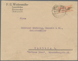 Deutsches Reich - Lokalausgaben 1918/23: LEIPZIG (OPD): 1923, Gebührenzettel Ohne Rechten Seitenrand - Covers & Documents