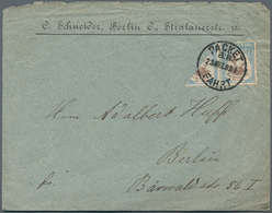 Deutsches Reich - Privatpost (Stadtpost): BERLIN - Packetfahrt: 1889, 3 Pfg. Kaiser Wilhelm II., Waa - Private & Lokale Post
