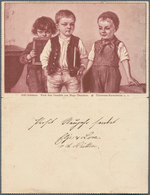 Deutsches Reich - Privatpost (Stadtpost): HAMBURG - Hammonia: 1893, 3 Pf Karminrosa Auf Doppelkarte - Correos Privados & Locales