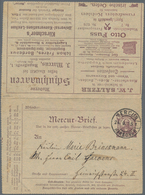Deutsches Reich - Privatpost (Stadtpost): HANNOVER, MERCUR: 1895, 3 (Pf) Stadtdirector Haltenhoff, G - Private & Local Mails