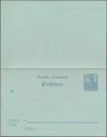 Deutsches Reich - Ganzsachen: 1901, Ungebrauchte Ganzsachenpostkarte Mit Bezahlter Antwort Wst. Germ - Autres & Non Classés