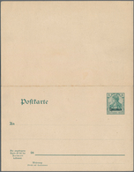 Deutsches Reich - Ganzsachen: 1902, Ungebrauchte Ganzsachenkarte Mit Anhängendem Antwortteil 5 Pfenn - Other & Unclassified
