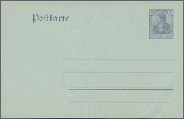 Deutsches Reich - Ganzsachen: 1908, Ungebrauchte Ganzsachenpostkarte Wst. Germania 2 (Pf) Schiefergr - Otros & Sin Clasificación