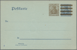 Deutsches Reich - Ganzsachen: 1908, Ungebrauchte Ganzsachenpostkarte Wst. Germania 3 (Pf) Braun Nebe - Other & Unclassified