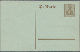 Deutsches Reich - Ganzsachen: 1910, Ungebrauchte, Beidseitig Gezähnte Ganzsachenpostkarte Wst. Germa - Andere & Zonder Classificatie