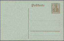 Deutsches Reich - Ganzsachen: 1910, Ungebrauchte, Beidseitig Gezähnte Ganzsachenpostkarte Wst. Germa - Otros & Sin Clasificación