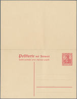 Deutsches Reich - Ganzsachen: 1910, Ungebrauchte Ganzsachenkarte Germania 10 Pfennig Rot Mit Anhänge - Other & Unclassified