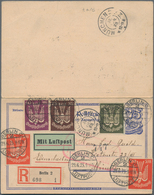 Deutsches Reich - Ganzsachen: 1923, Formularverwendung Einer Ganzsachenkarte Mit Bezahlter Antwort, - Other & Unclassified