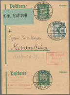 Deutsches Reich - Ganzsachen: 1926, Völlig Verschnittene Und Dennoch Bedarfs- Und Portogerecht Verwe - Other & Unclassified
