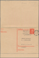 Deutsches Reich - Ganzsachen: 1928, Gezähnte Ganzsachendoppelkarte 15 Pfennig Rot Kant Von Heidelber - Sonstige & Ohne Zuordnung