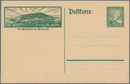 Deutsches Reich - Ganzsachen: 1925, Vier Ungebrauchte Ganzsachenbildpostkarten Wst. Rheinland 5 (Pf) - Other & Unclassified