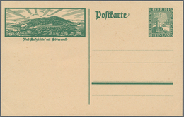 Deutsches Reich - Ganzsachen: 1925, Ungebrauchte Ganzsachenbildpostkarte Wst. Rheinland 5 (Pf) Grün - Sonstige & Ohne Zuordnung