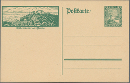 Deutsches Reich - Ganzsachen: 1925, Ungebrauchte Ganzsachenbildpostkarte Wst. Rheinland 5 (Pf) Grün - Sonstige & Ohne Zuordnung