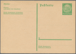 Deutsches Reich - Ganzsachen: 1933, Drei Ungebrauchte Ganzsachenpostkarte, Eine Gezähnte Karte Und E - Sonstige & Ohne Zuordnung