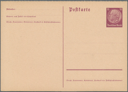 Deutsches Reich - Ganzsachen: 1933, Ungebrauchte Oben Gezähnte Ganzsachenpostkarte Vom Unterrand Wst - Other & Unclassified